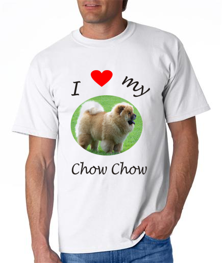 Dogs - Chow Chow Picture on a Mens Shirt